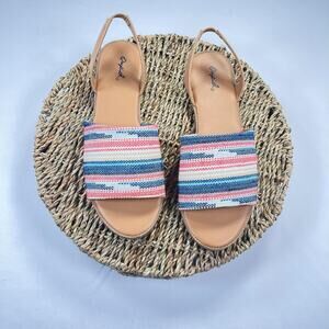 Qupid Sandals perfect for summer, fun Colors, Size 10M
